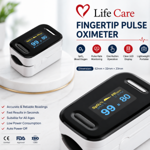 Life Care Pulse Oximeter – SpO2 & Heart Rate Monitor