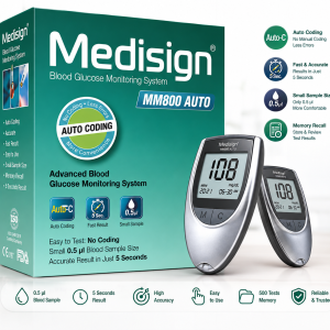 Medisign MM800 Auto Blood Glucose Meter – 5 Second Testing
