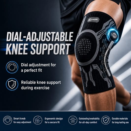Adjustable Dial-Fit Knee Support Brace – Compression & Stabilization 3 Adjustable Dial-Fit Knee Support Brace – Compression & Stabilization - Image 3