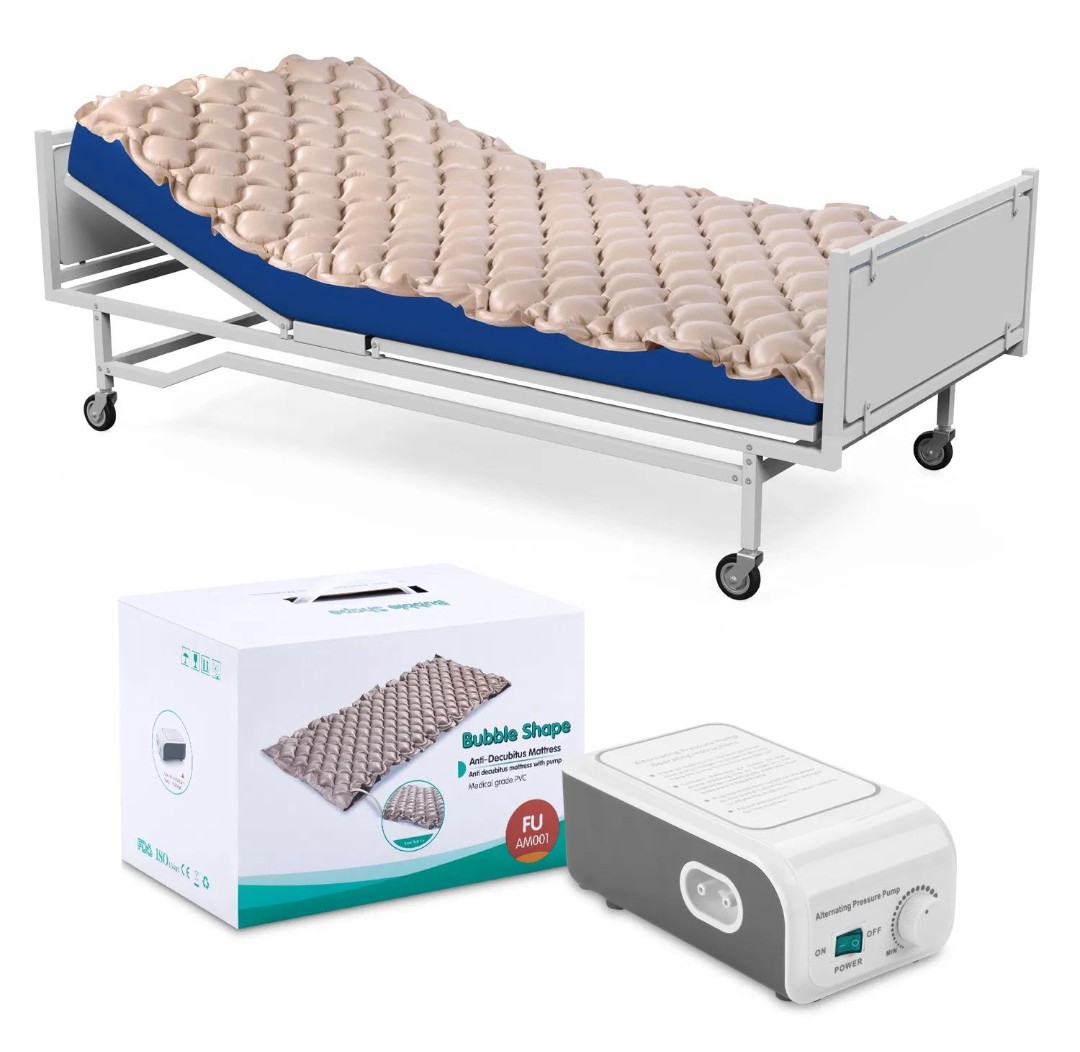Dr Trust Anti-Decubitus Bubble Air Mattress with Alternating Pressure Pump for Bedsores 1 Dr Trust Anti-Decubitus Bubble Air Mattress with Alternating Pressure Pump for Bedsores